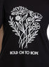 Black Printed Long - Sleeve Design 4 - Khotwh